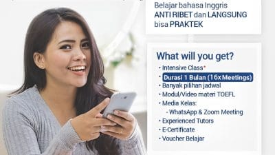 Kelas Speaking Online dirancang khusus bagi pemula yang ingin bisa Berbahasa Inggris dengan lancar dan penuh percaya diri. Lebih dari itu, berbagai metode rahasia menguasai Pronunciation, Vocabulary, Conversation dan Grammar for Speaking akan dikupas tuntas.
