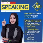 kelas private online speaking VVIP