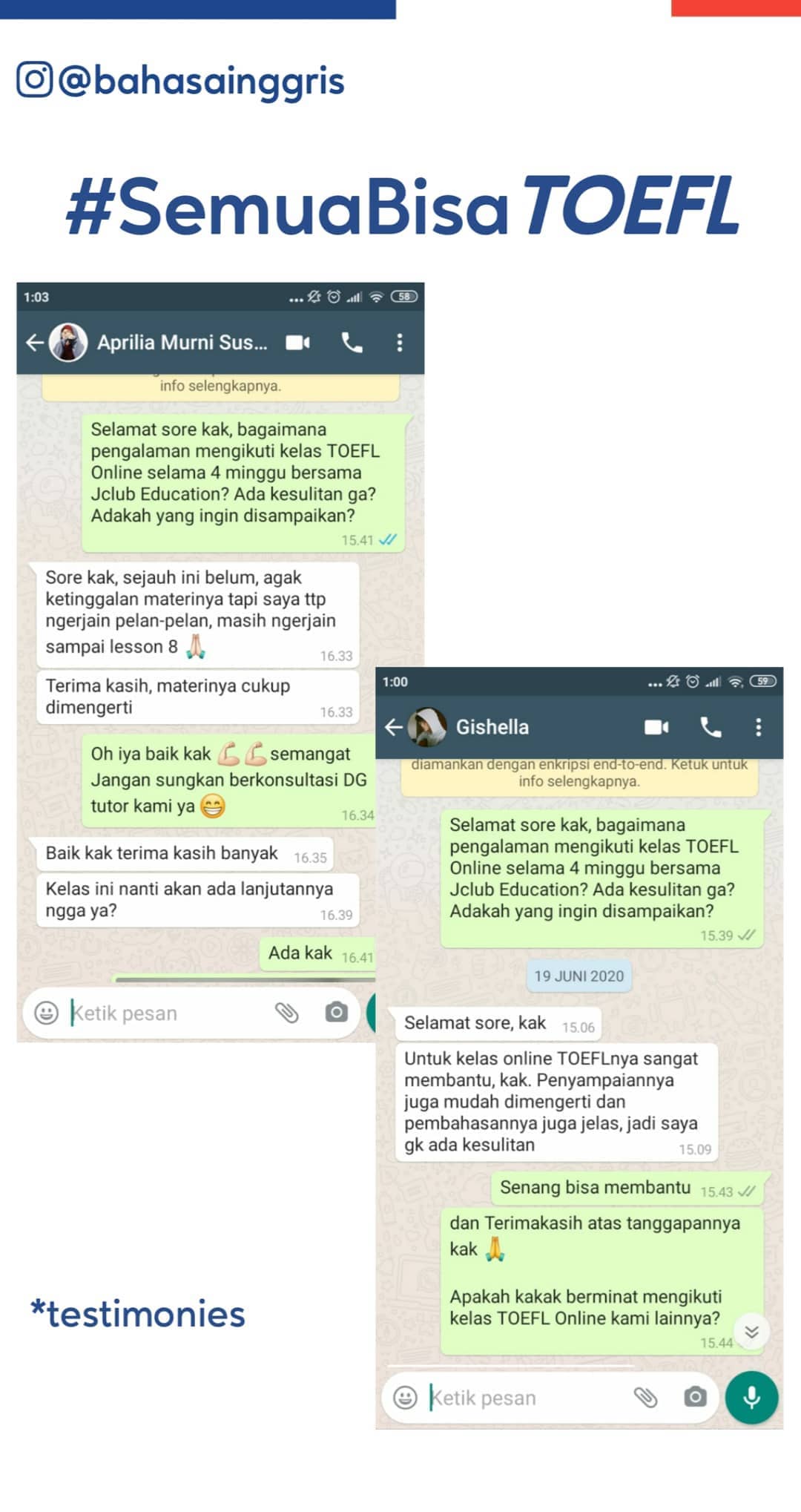 Testimoni 1