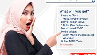 TRIK RAHASIA menguasai TOEIC (Listening-Reading) target skor +750