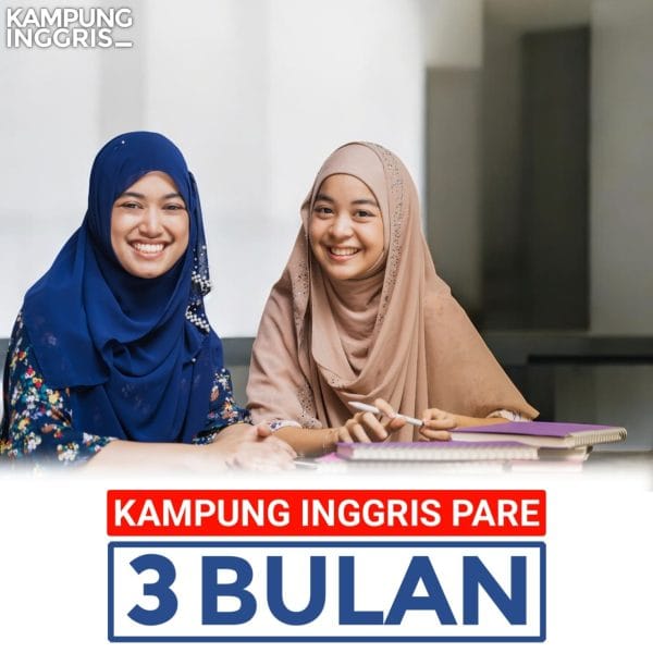 program 3 bulan di Kampung Inggris! Didesain dengan metode yang menyenangkan, fasilitas lengkap, dan pengajar profesional, program ini cocok untuk semua level – dari pemula hingga mahir.