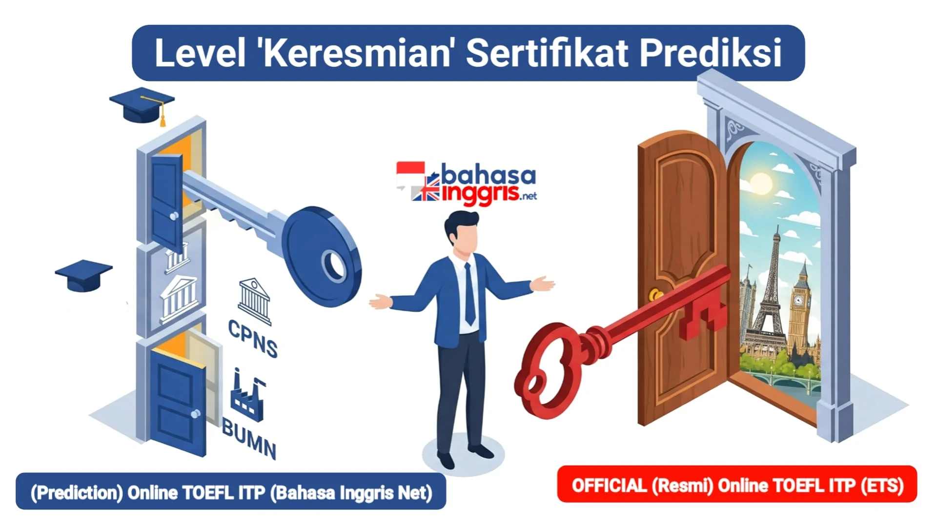 Ini adalah bagian paling krusial biar nggak ada drama 'salah kirim undangan'. Jadi, apa bedanya sertifikat prediksi (meskipun dari lembaga berizin) dengan sertifikat sakral dari ETS? Anggap saja sertifikat prediksi itu bukti 'tunangan'—diakui di lingkungan keluarga besar (Indonesia), tapi belum sah di KUA (internasional). Sedangkan sertifikat ETS adalah 'buku nikah'-nya.