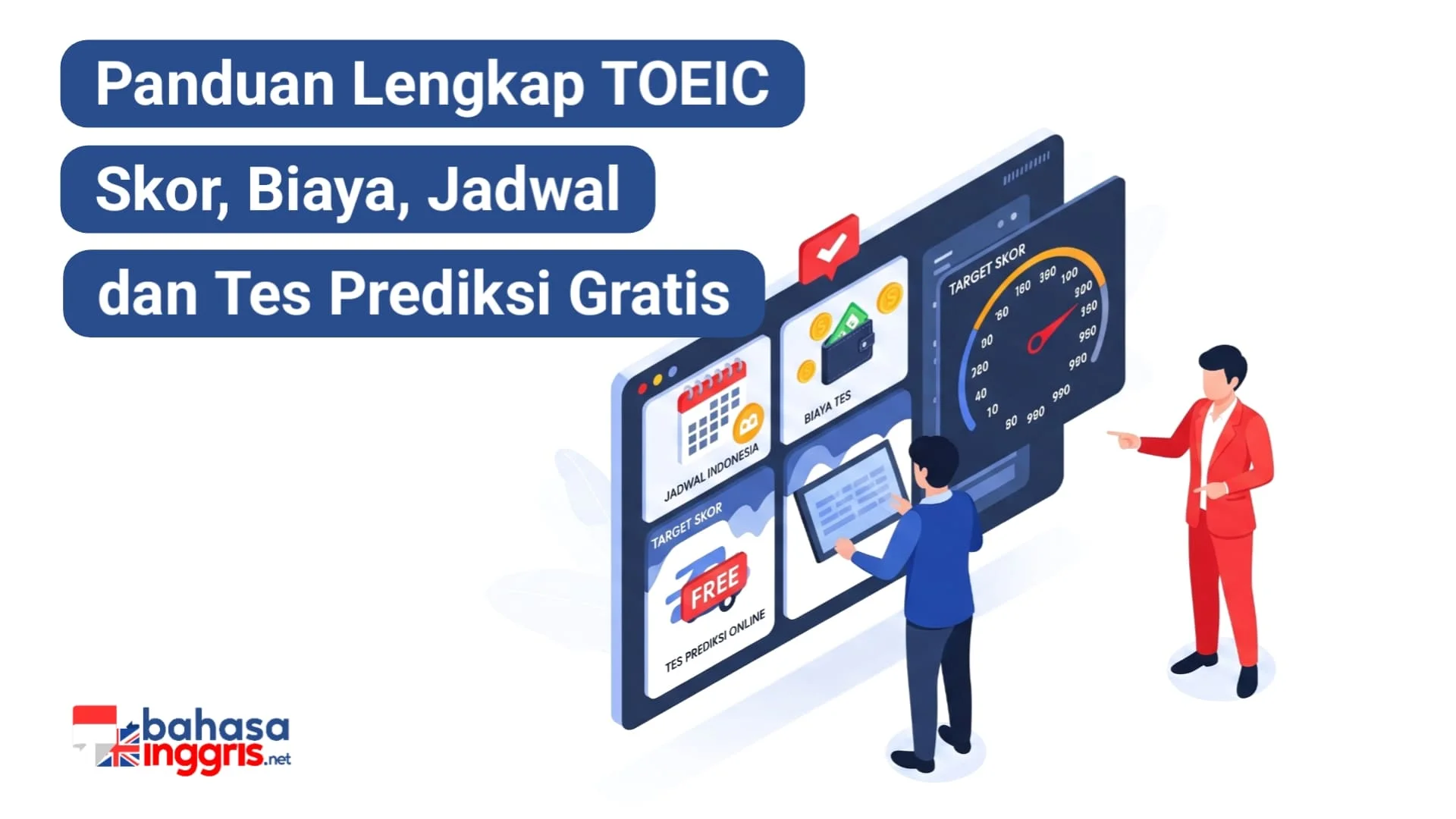 Butuh skor TOEIC? Inilah panduan lengkap format tes, biaya, jadwal terbaru, dan cara akurat mengetahui skormu via tes prediksi online gratis.