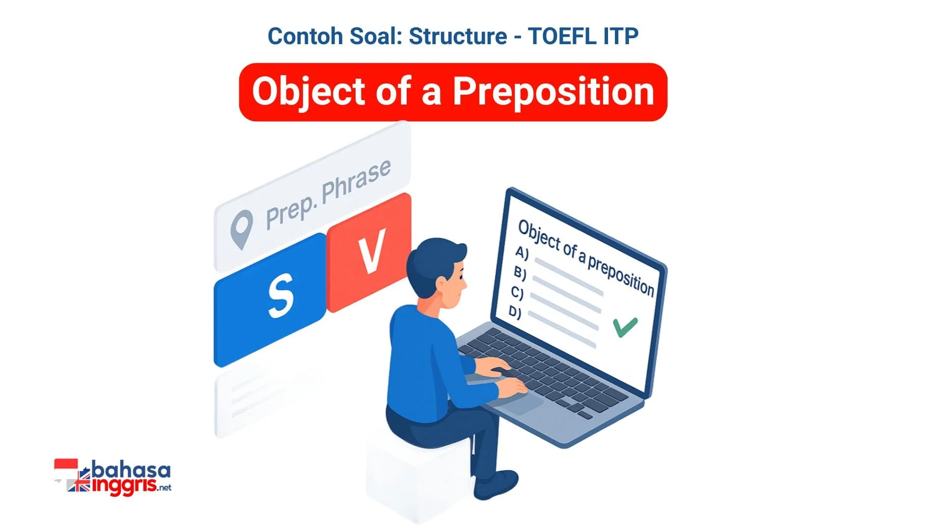 Bagian ini menyajikan analisis mendalam terhadap dua contoh soal Struktur TOEFL ITP yang umum, mengilustrasikan bagaimana frasa preposisi seringkali mengaburkan identifikasi subjek kalimat yang sebenarnya. Contoh pertama mendemonstrasikan proses eliminasi untuk menemukan subjek yang hilang setelah mengabaikan objek preposisi di awal kalimat. Selanjutnya, contoh kedua menyoroti jebakan umum terkait kesesuaian subjek-kata kerja (subject-verb agreement), di mana kata kerja harus dicocokkan dengan subjek asli (jamak), bukan objek preposisi tunggal yang posisinya lebih dekat.