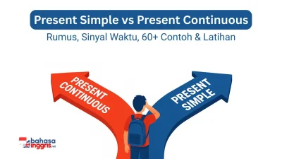 Bedakan Present Simple & Present Continuous: rumus, contoh, sinyal waktu, latihan + kunci. kesalahan umum Present Simple & Present Continuous