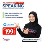 Kelas Online Speaking (Intensive)