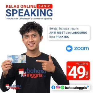 Kelas Speaking Online dirancang khusus bagi pemula yang ingin bisa Berbahasa Inggris dengan lancar dan penuh percaya diri. Lebih dari itu, berbagai metode rahasia menguasai Pronunciation, Vocabulary, Conversation dan Grammar for Speaking akan dikupas tuntas.