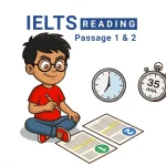IELTS Reading Passage 1 & 2: latihan soal True/False/Not Given, Matching, dan Completion dengan passage dan jawaban lengkap.