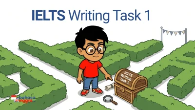IELTS Writing Task 1 Academic adalah bagian ujian menulis di mana Kamu harus mendeskripsikan data visual seperti grafik garis, diagram batang, pie chart, tabel, peta, atau diagram proses dalam minimal 150 kata dan waktu 20 menit.