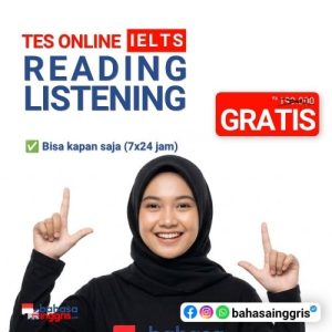 Tes IELTS Reading & Listening ini menggabungkan dua skill reseptif IELTS dalam satu tempat — 100% gratis dan tanpa daftar.